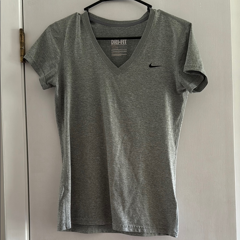 Nike Women's Gray Dri-FIT Top